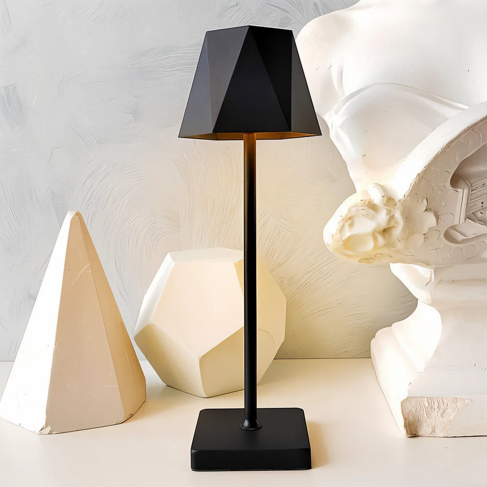 GlowHex – Lampe de table LED portable avec batterie rechargeable et design étanche