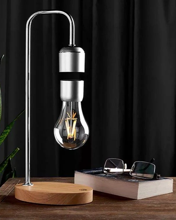HoverGleam – Ampoule LED flottante magnétique au design moderne pour un éclairage saisissant