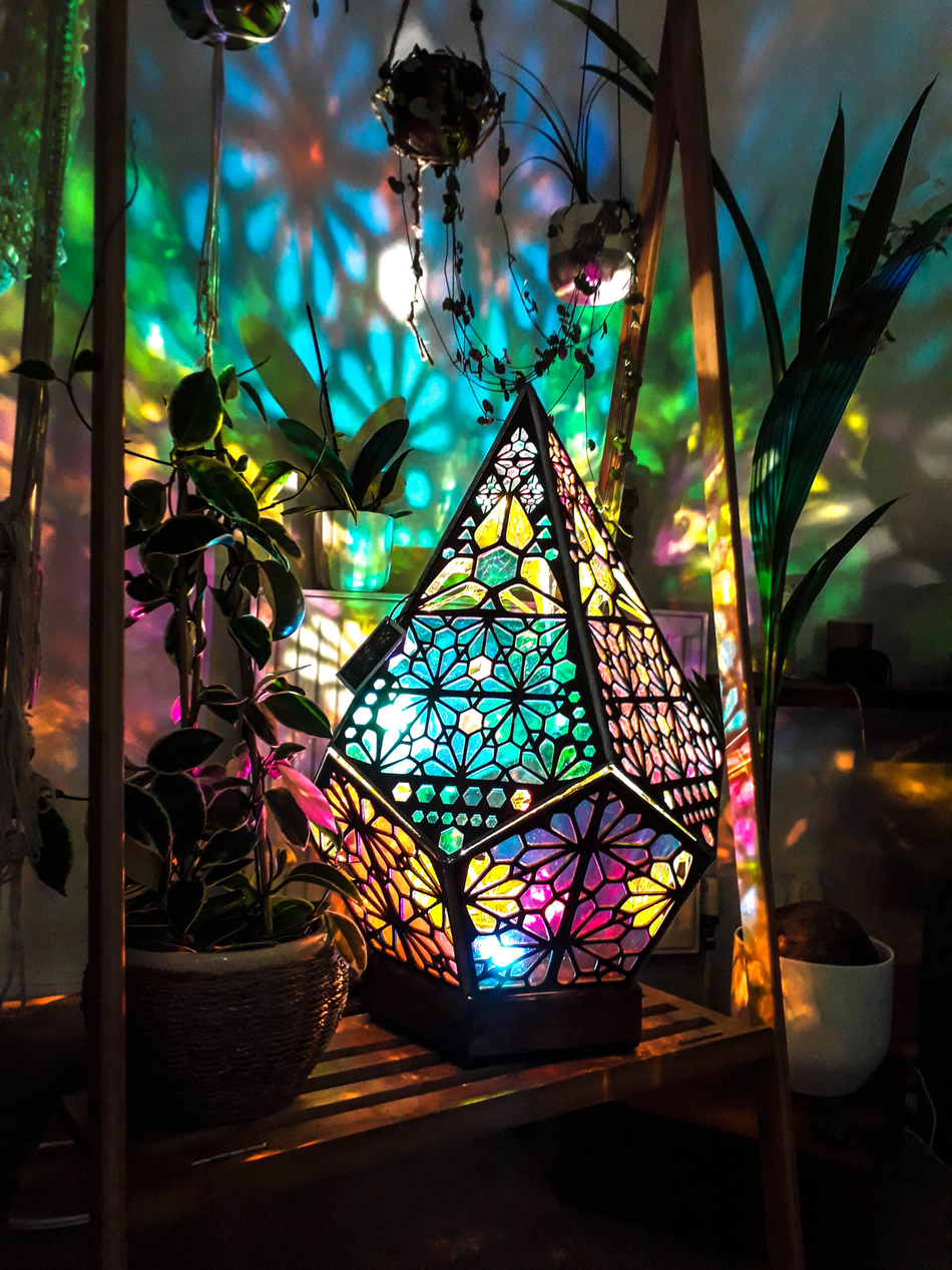 LumiAura - Lampe ciel étoilé moderne pour un éclairage d'intérieur chaleureux et relaxant