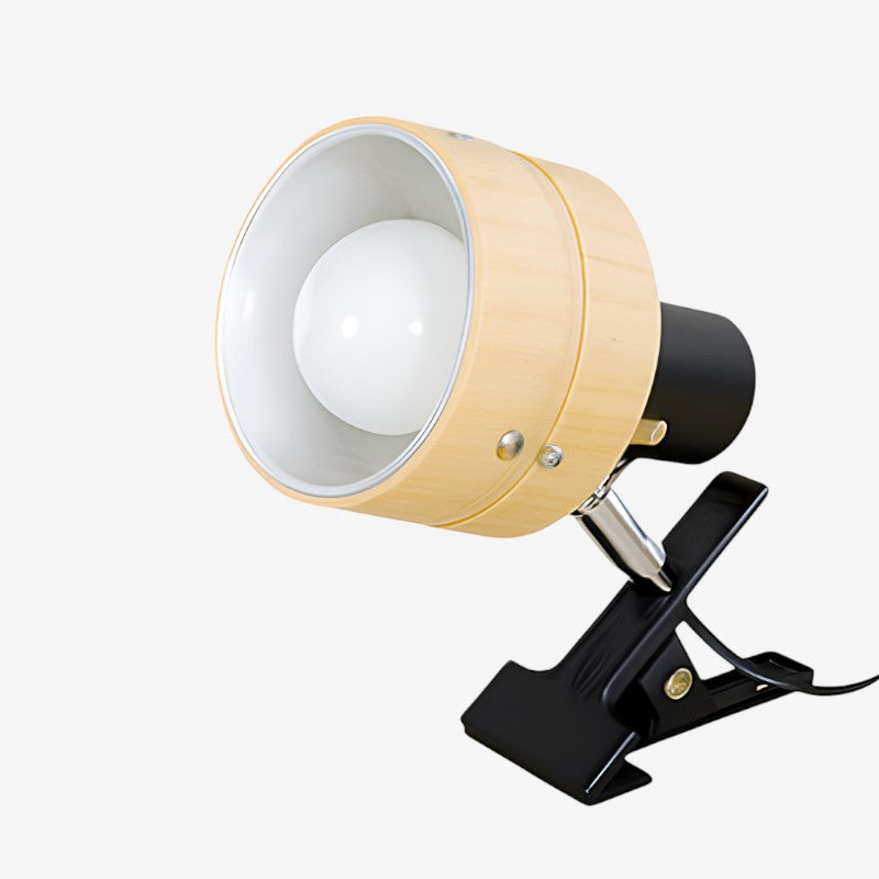 RoundLume – Lampe LED avec pince réglable et forme ronde  