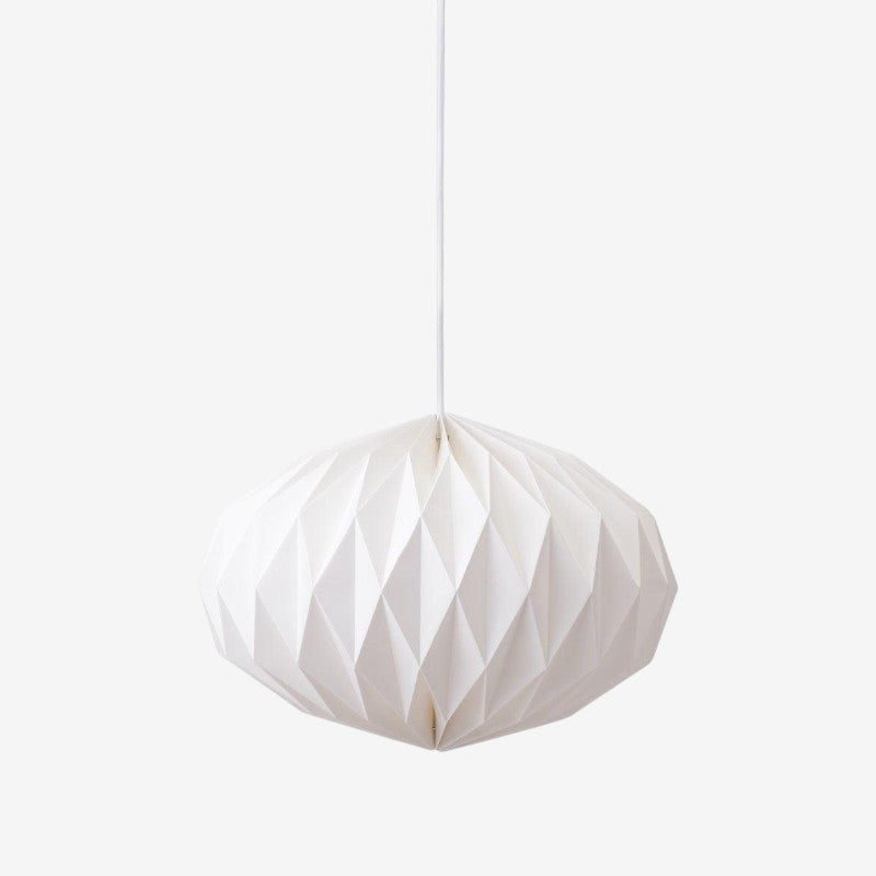 Abat-jour lanterne en papier pliable pour suspension