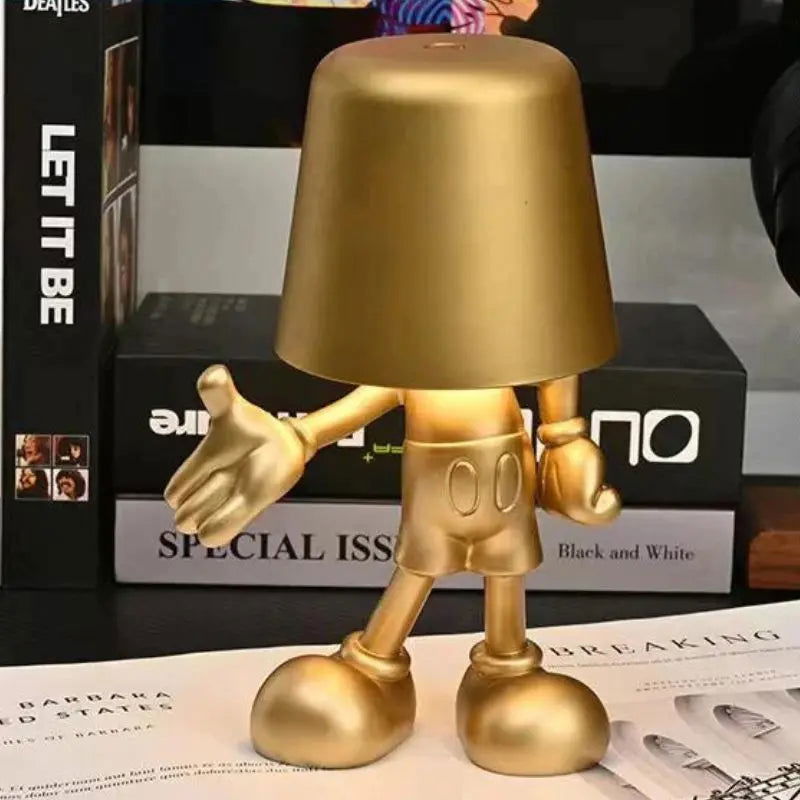 LumiGlow - Lampe de table tactile sans fil au design élégant