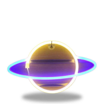 GalacticGlow - Lampe de chevet inspirante sur le thème des planètes pour chambres d'adolescents