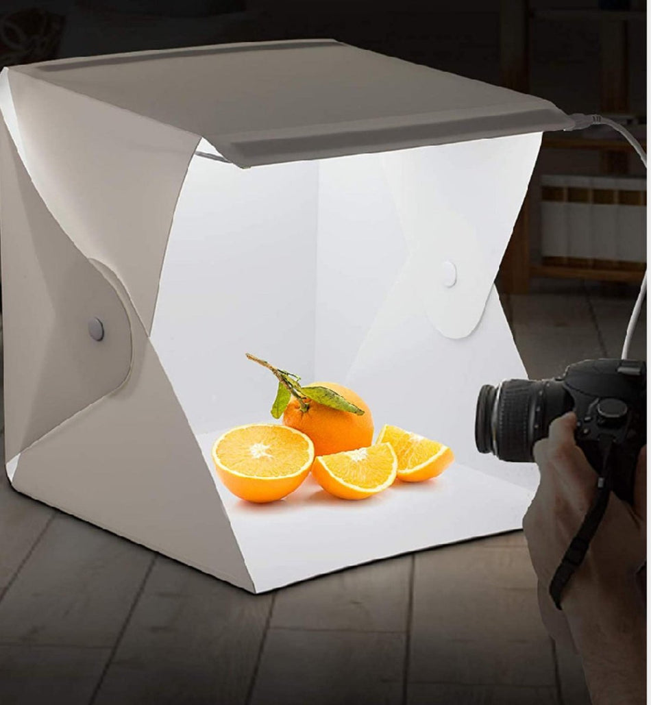 GlowBox – Bærbart lysstudie med indbygget belysning til professionelle fotos hvor som helst
