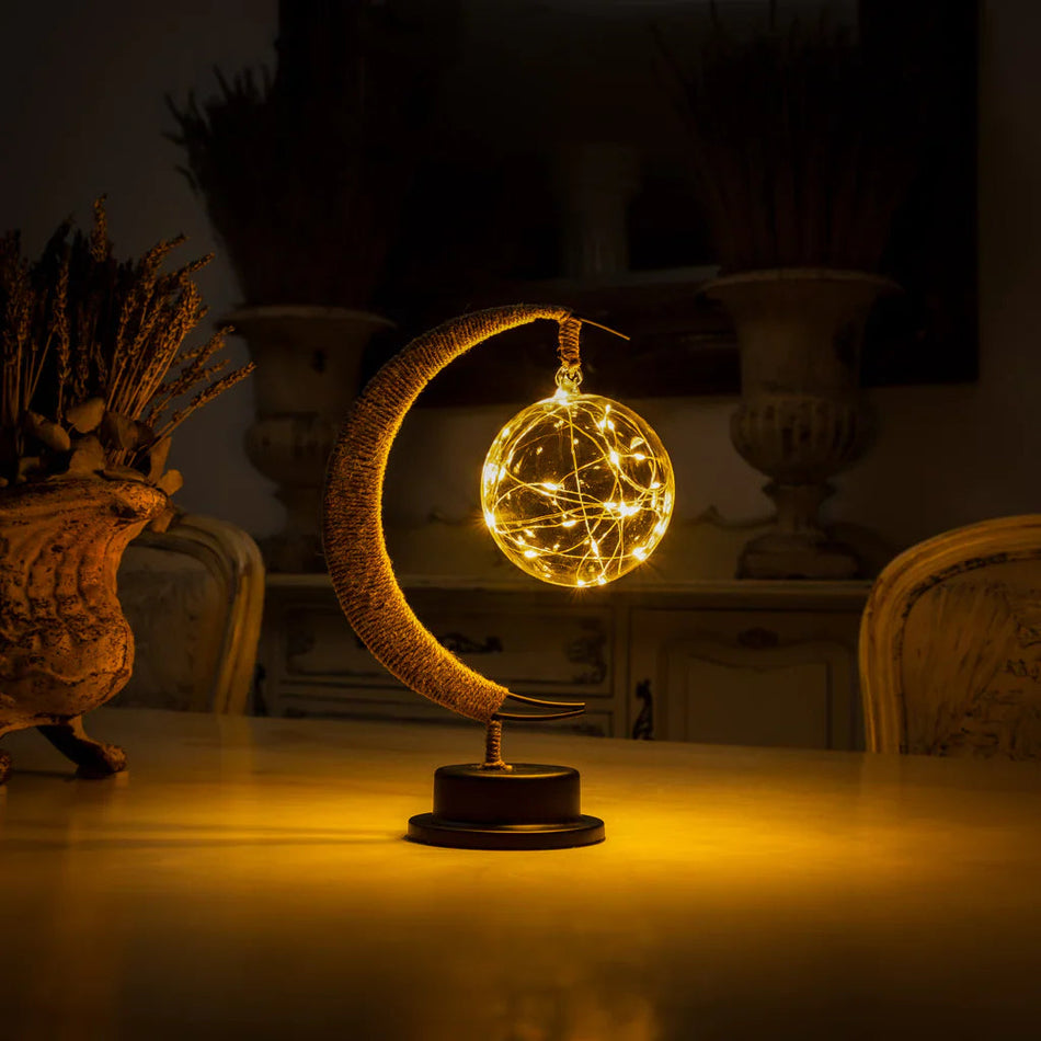 MoonWhirl – Lampe de lune envoûtante pour une ambiance magique  