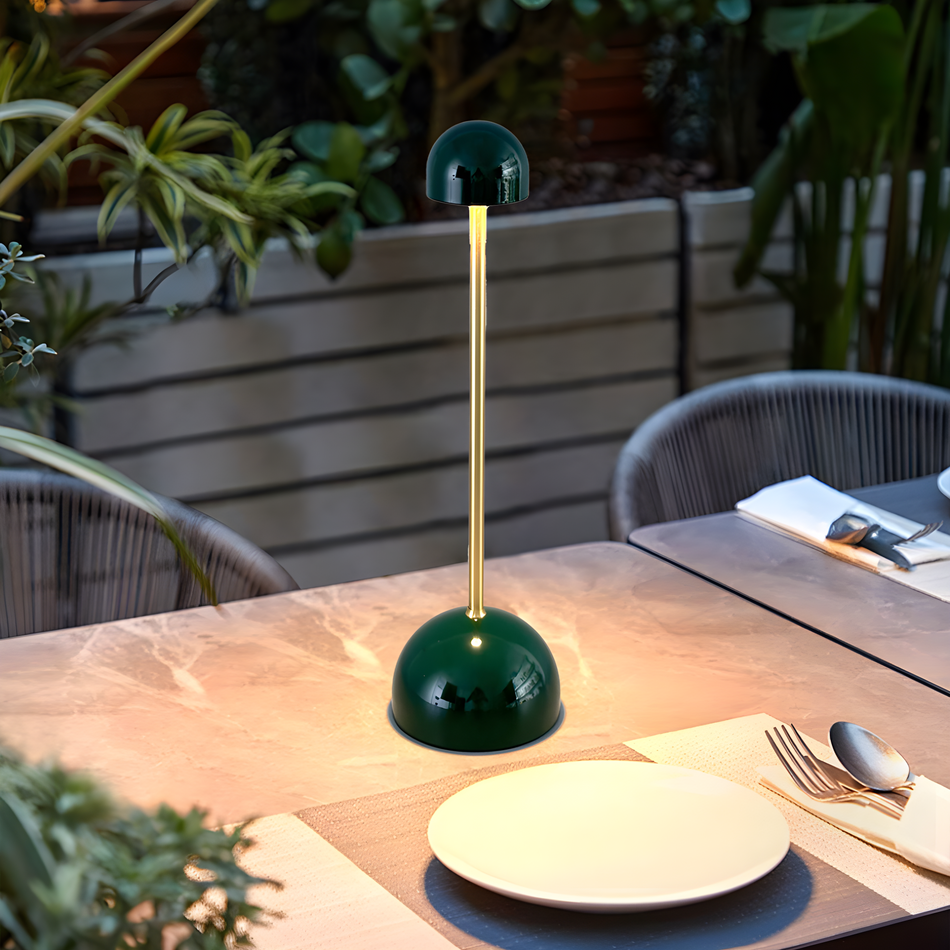 VivaGlow - Moderne trådløs LED-bordlampe med minimalistisk form og blødt omgivende lys