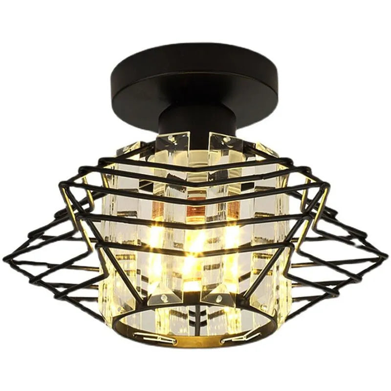NordicGlow – Plafonnier LED en cristal efficace pour une atmosphère chaleureuse  