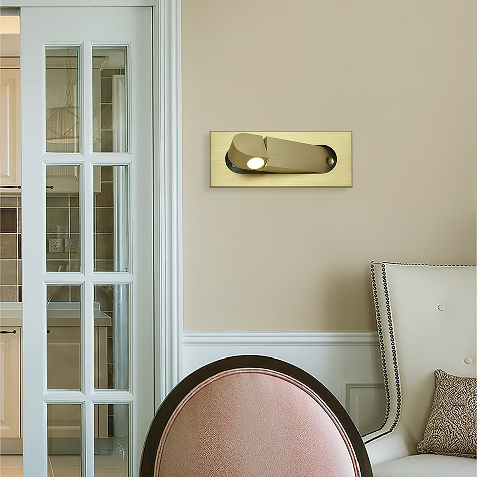 GlowEdge - Applique murale LED rotative pour chambre et bureau
