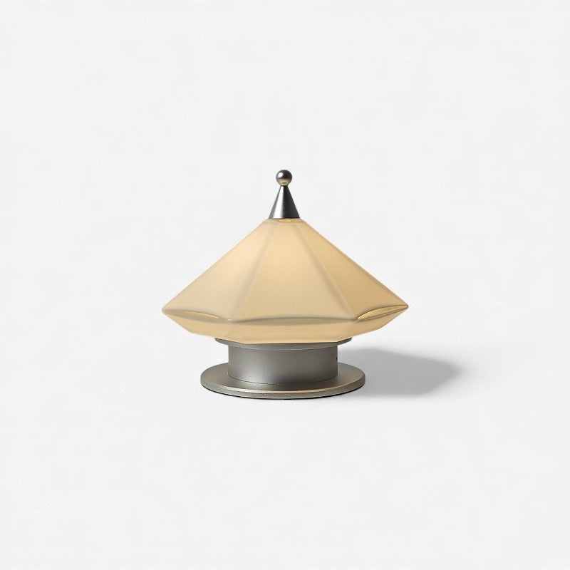 GlowBran - Lampe de table LED inspirée du bois avec recharge USB
