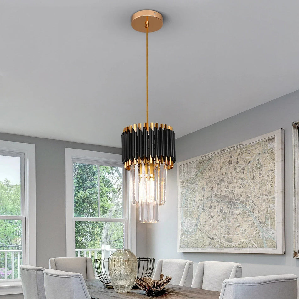 LumiGlitz - Suspension en cristal élégante pour un intérieur intemporel et stylé