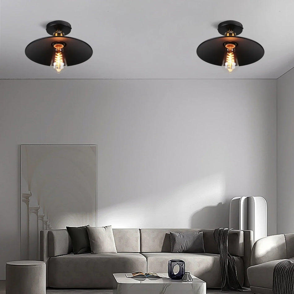 RetroGlow - Suspension industrielle vintage pour un intérieur stylé