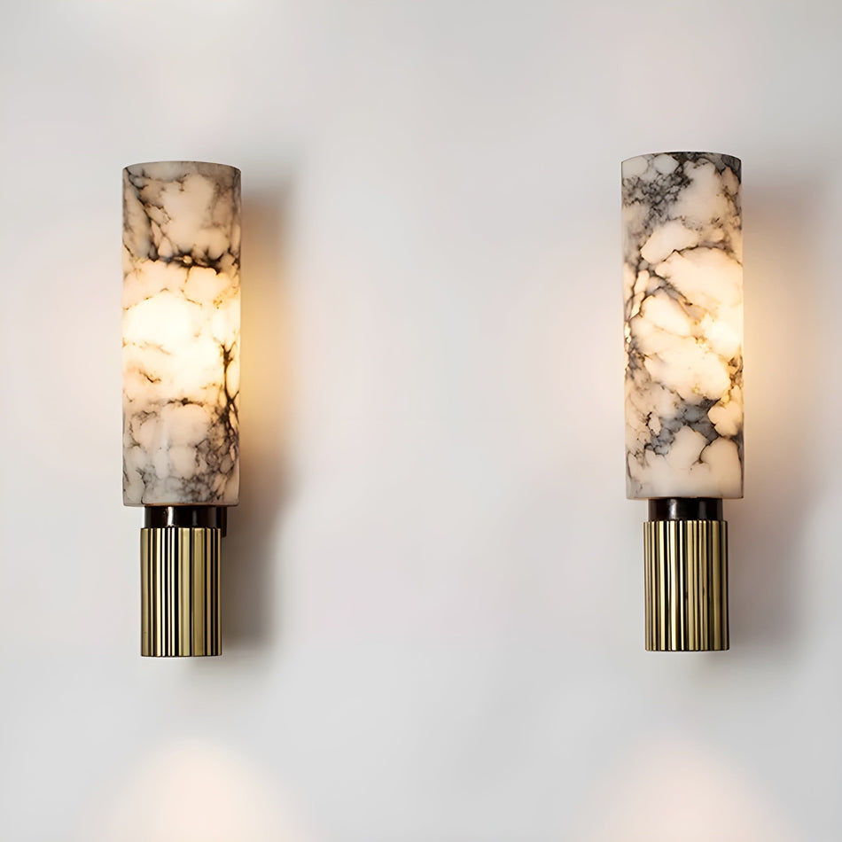 LustraGlow - Applique murale élégante avec motif inspiré du marbre