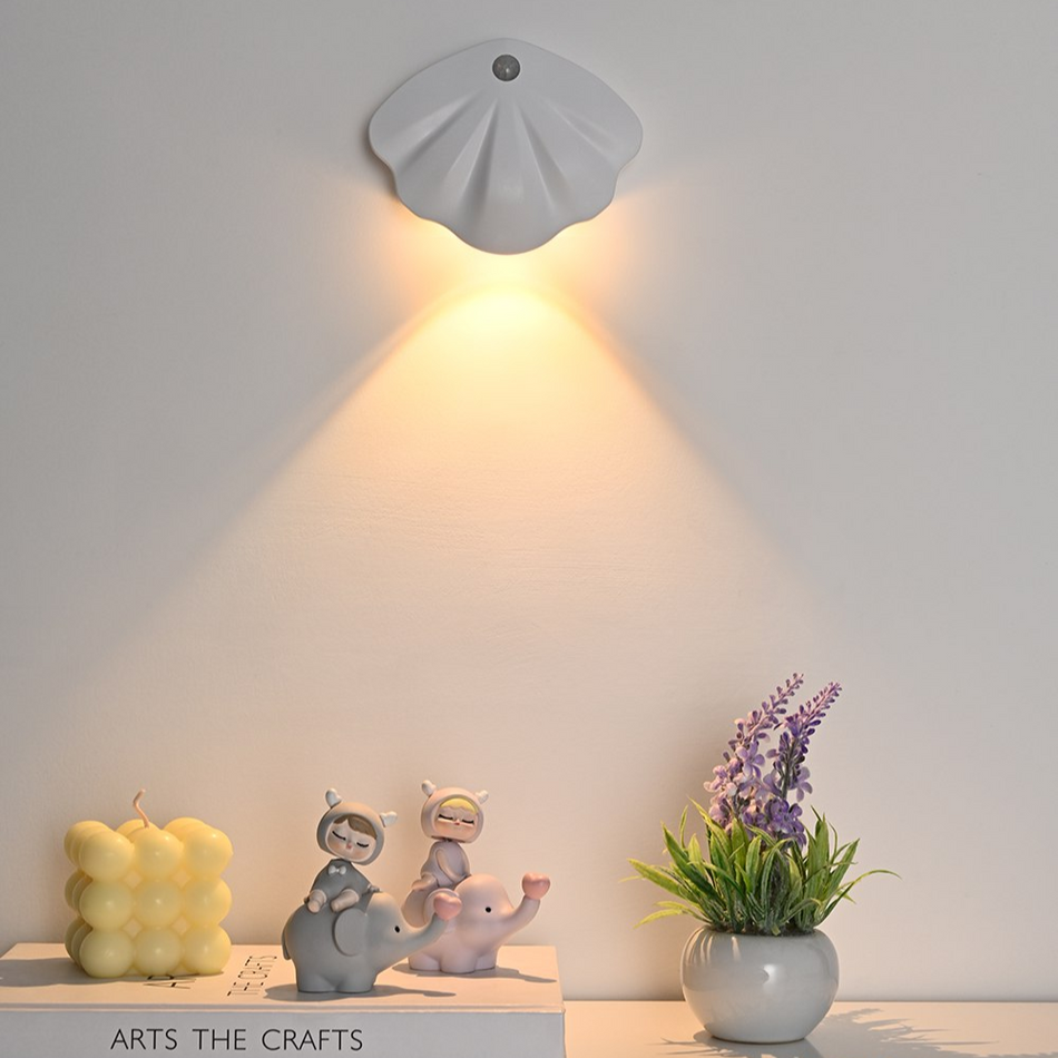 GlowShell – Veilleuse LED avec détecteur de mouvement pour couloir et chambre