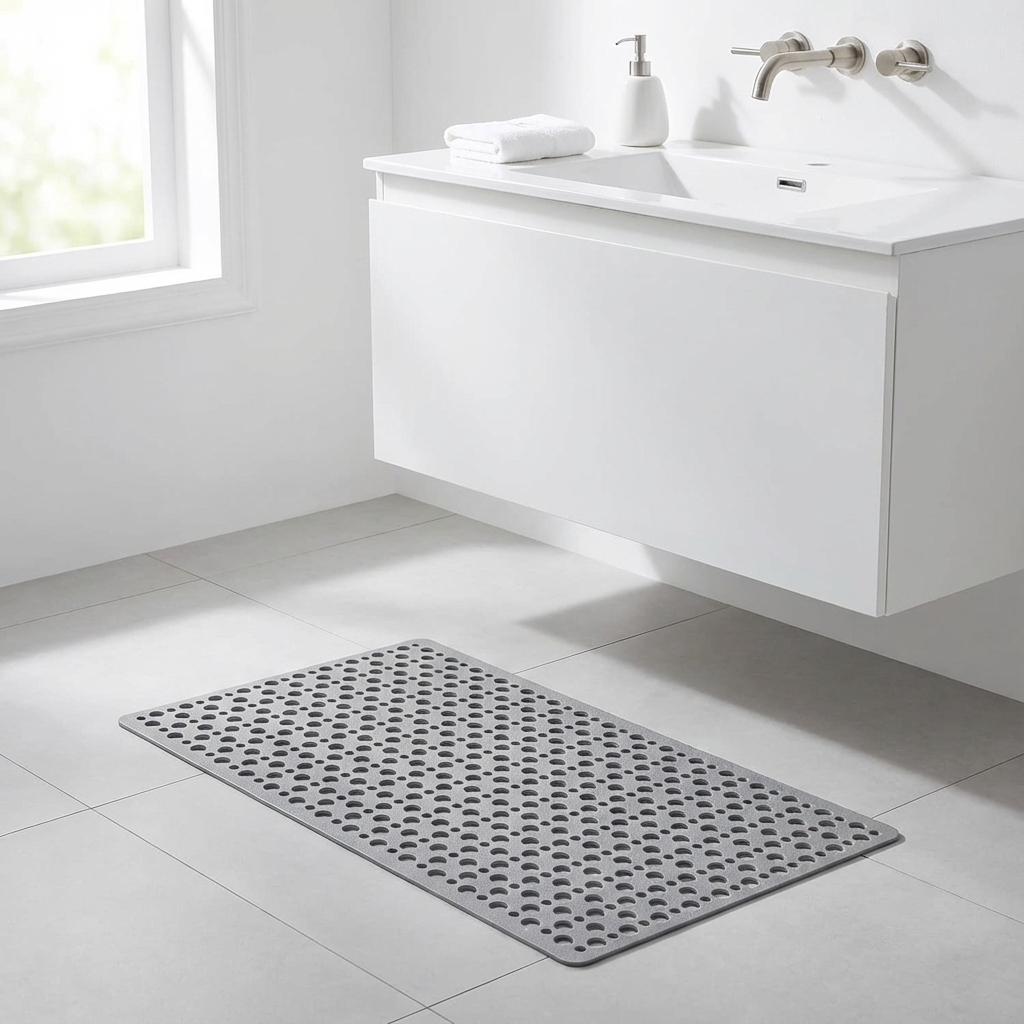 Skridsikker Brusemåtte i Minimalistisk Design