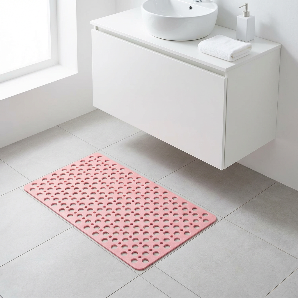 Skridsikker Brusemåtte i Minimalistisk Design