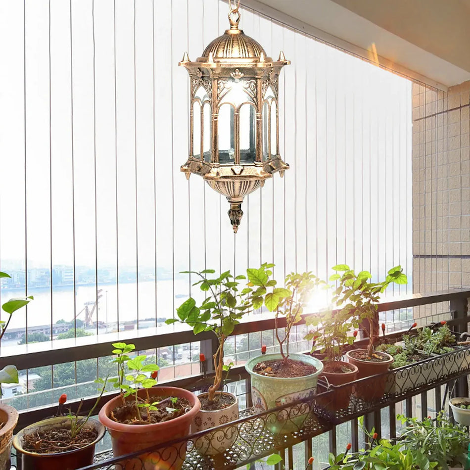 GlowHaven – Elegant udendørs pendellampe til moderne rum