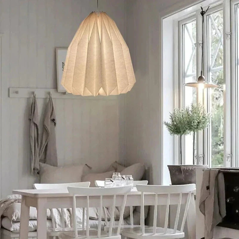NordicGlow - Lanterne en papier élégante pour une lumière apaisante