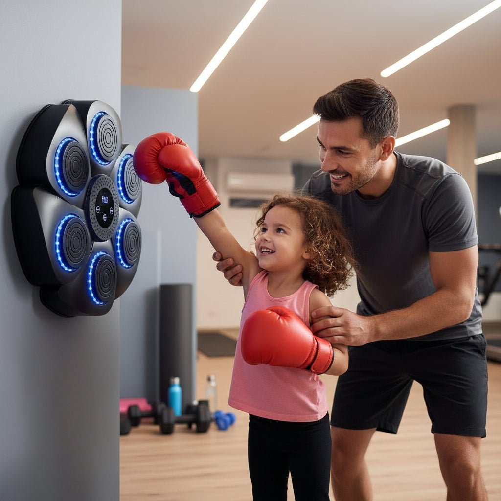 Intelligent vægtræner med RGB-belysning