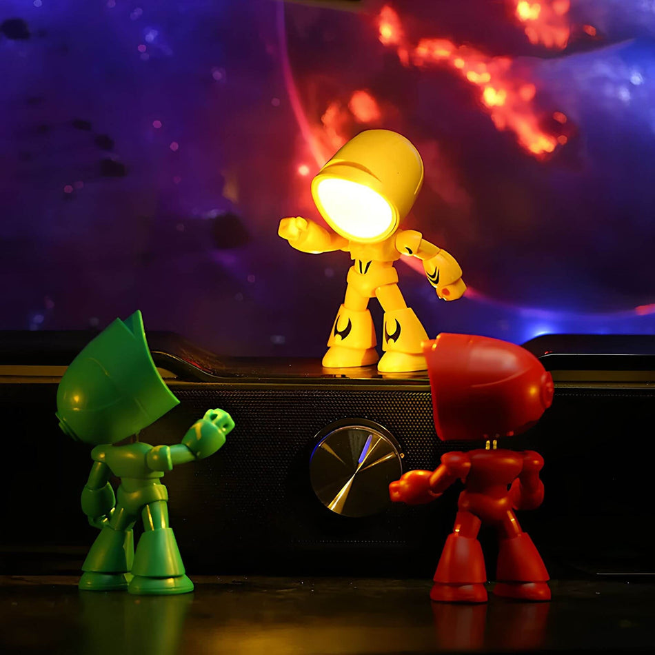 FutureBot - Lampe de table robot ludique pour chambres d'enfants