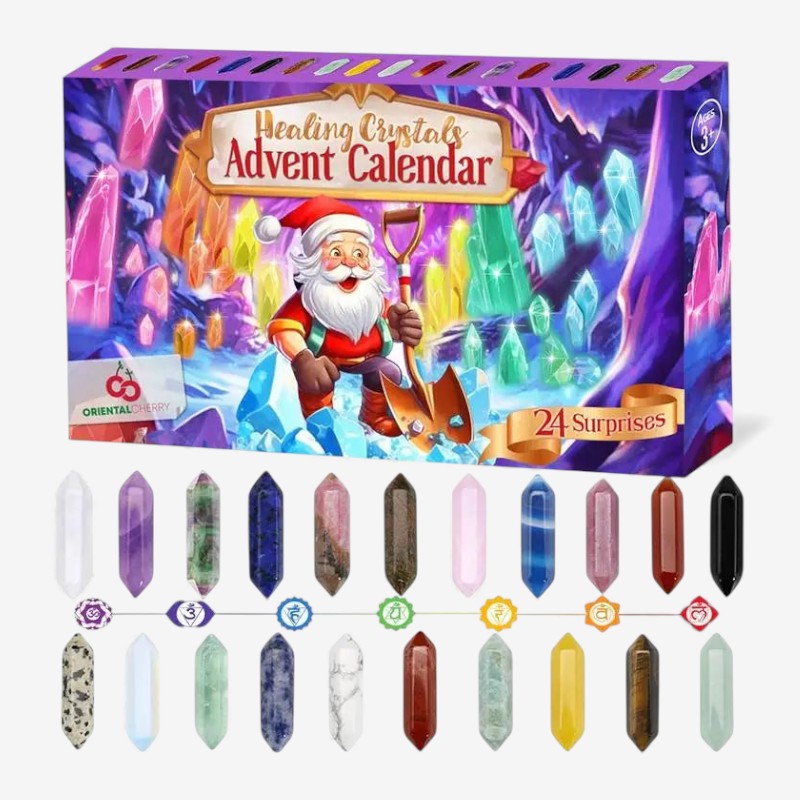 CheerChime - Présentoir de compte à rebours de l'Avent pour décoration de Noël