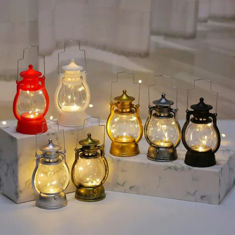 LanternGlow - Lanterne rétro élégante pour une ambiance intérieure et extérieure  