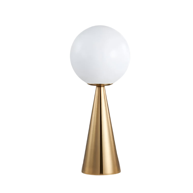 GoldenGlow - Lampe de table en verre doré Elegance avec une touche glamour