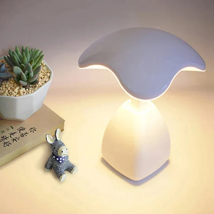 GlowMush – Lampe moderne en forme de champignon avec gradation tactile et lumière douce