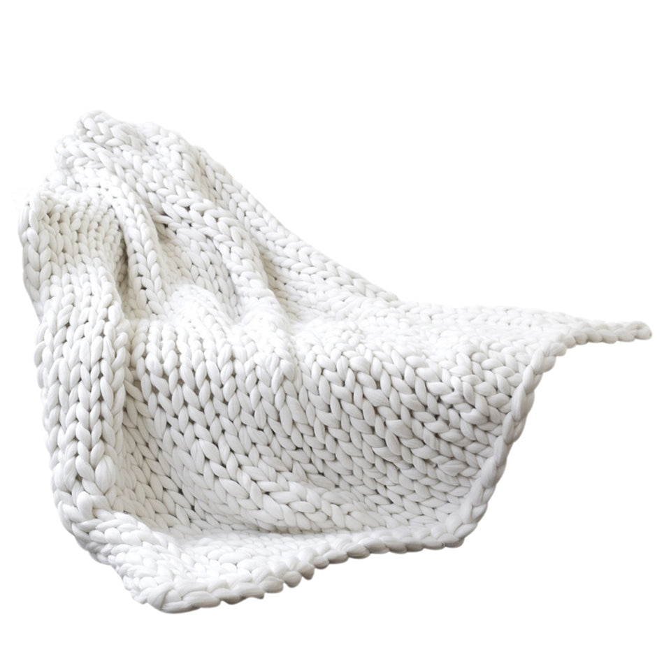 CozyWeave – Elegant plys tæppe med et tidløst tekstureret design