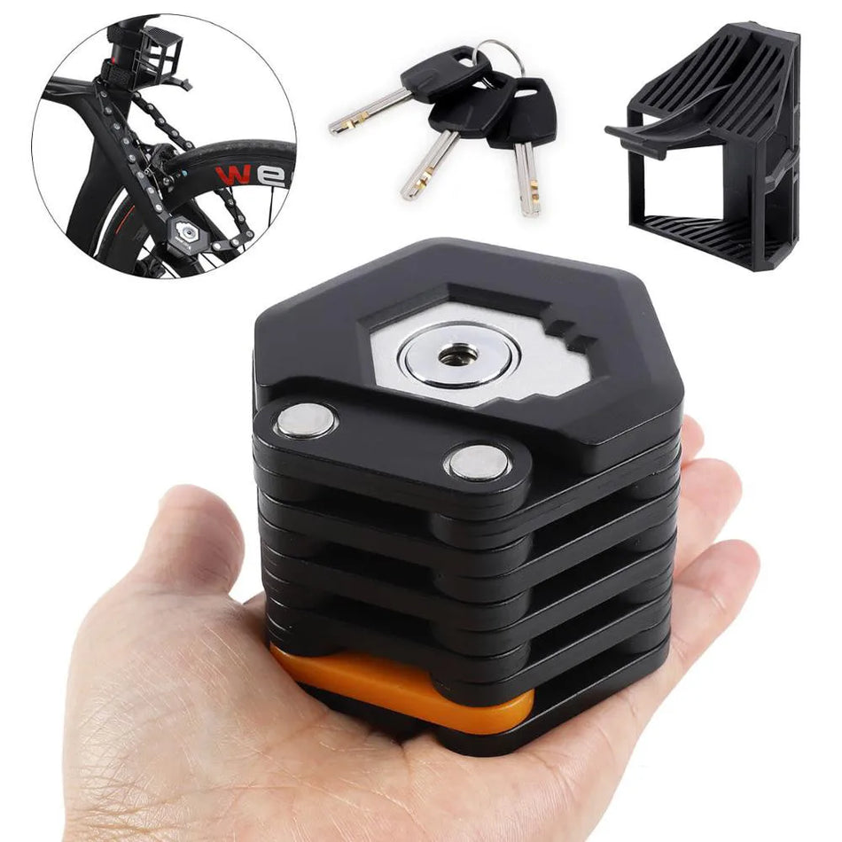 LockFold – Antivol de vélo pliable au design compact et haute sécurité