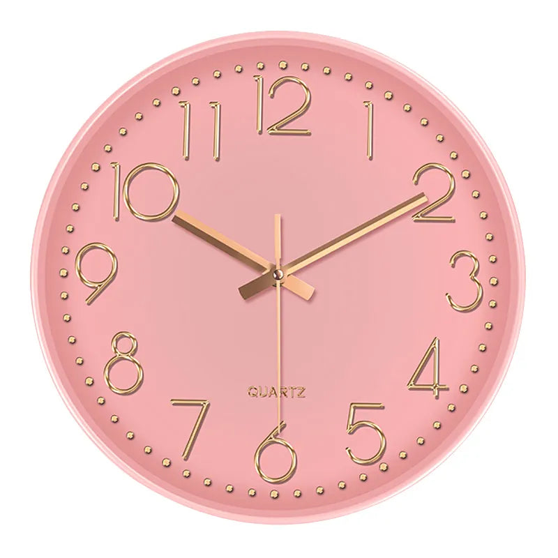 RoseTime – Elegant Rund Vægur med Chic og Minimalistisk Design