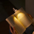 GlowLeaf – Mini lampe de lecture à clipser avec recharge USB et rotation à 360° pour lire la nuit