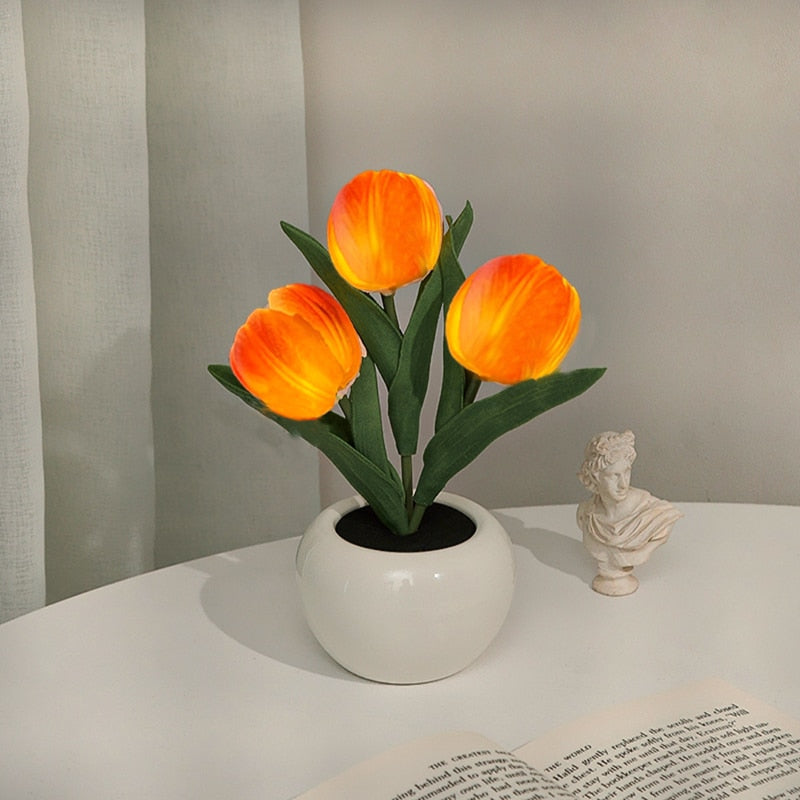 TulipGlow - Veilleuse LED apaisante pour une ambiance chaleureuse