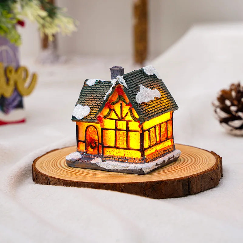 ChristmasGlow – Décoration de Noël suspendue illuminée avec design décoratif rond et élégant