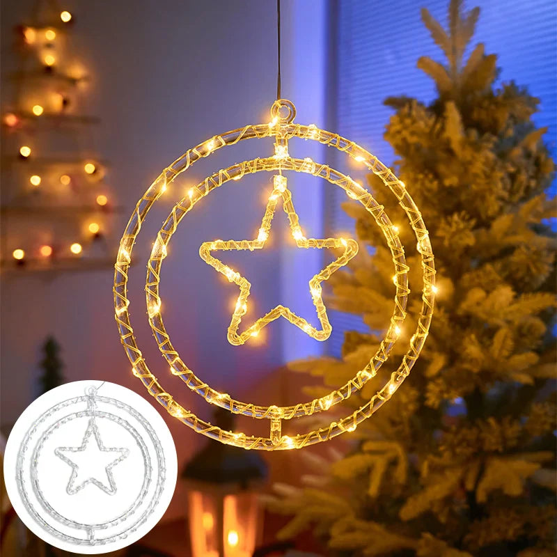 FestiveGlow - Lumières LED à piles avec minuterie et modes