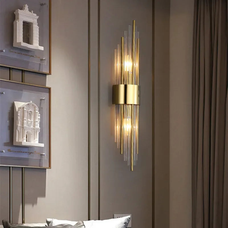 LumiCrystal - Lampe murale élégante avec éclairage d’ambiance doux
