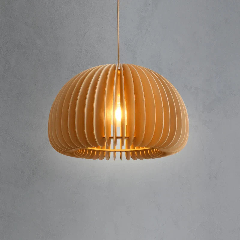 LumaNature – Suspension en bois faite main pour une ambiance cosy