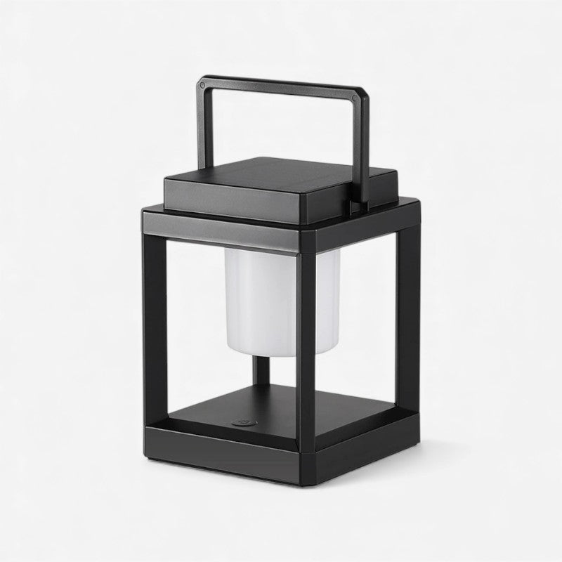 SolarGlow - LED Lampe med Indbygget Håndtag og Genopladeligt Design
