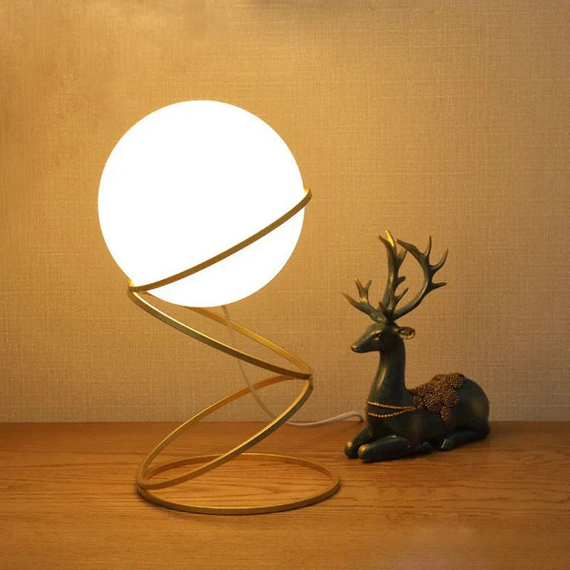 GlowNest - Lampe de table élégante avec éclairage LED chaud pour une ambiance cosy