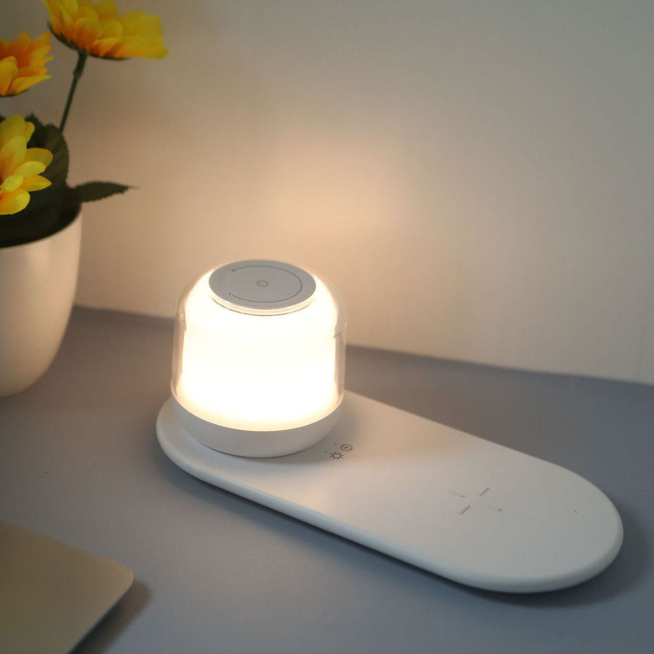 LumaTouch – Lampe de chevet LED moderne avec variateur de lumière et commande tactile
