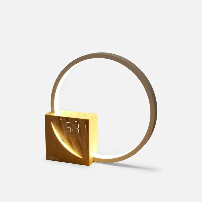 LumeClock – Lampe de table LED avec réveil intégré pour usage intérieur