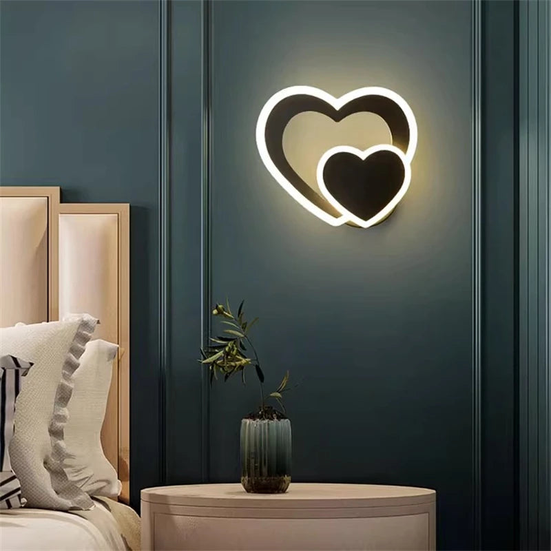 HeartGlow - Applique murale en forme de cœur pour une décoration élégante
