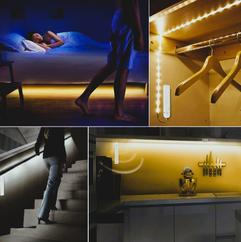 HaloTrack - Bande LED intelligente avec technologie de capteur de mouvement