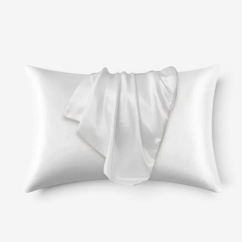 Zavorelle – Taie d’oreiller effet soie pour linge de lit