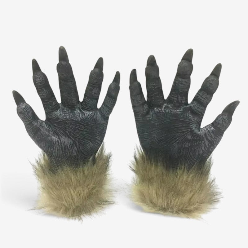 FurCraft - Mains de loup-garou pour costume d’Halloween