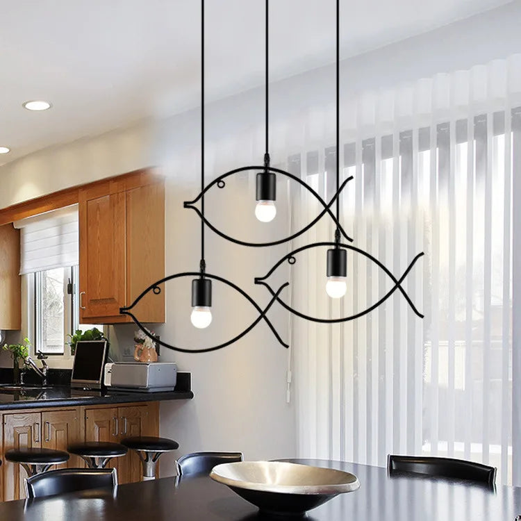 FishGlow - Suspension élégante inspirée du poisson avec design unique  