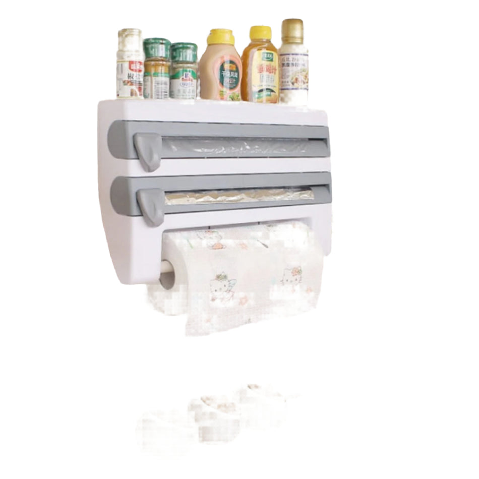 SpaceSaver – Support mural pour film alimentaire pour cuisine moderne