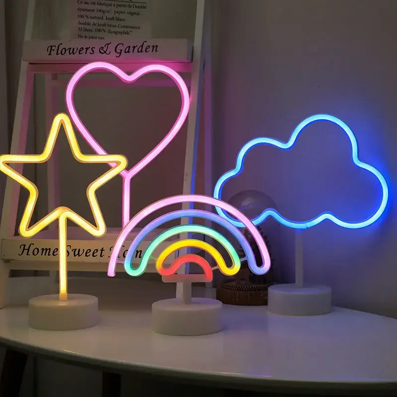GlowTune - Lampe néon élégante avec lueur vive et design de notes de musique