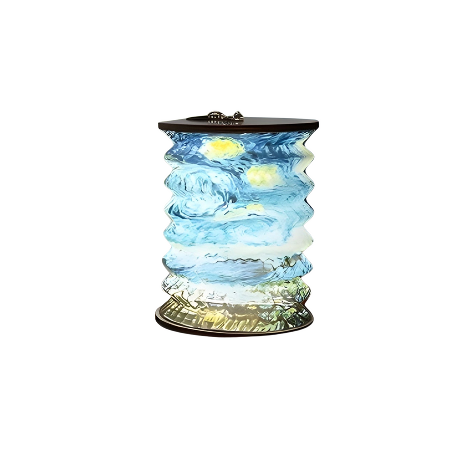 LumaNest – Lampe de table LED pliable avec recharge USB et design portable