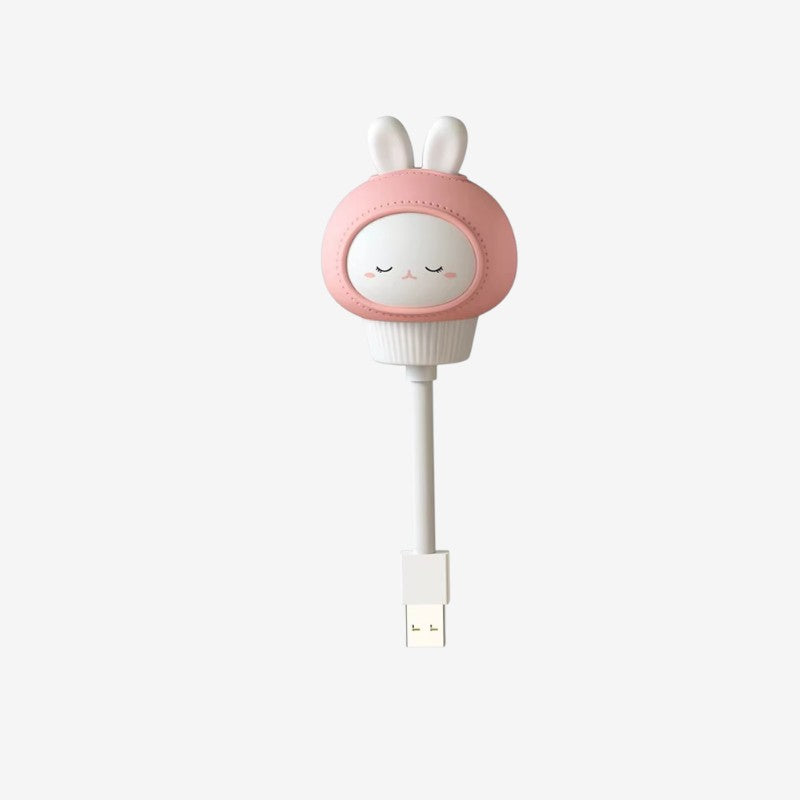 FunGlow - Lampe LED USB avec télécommande et forme de dessin animé