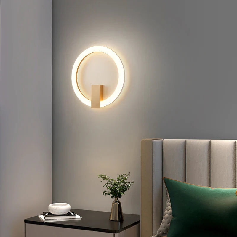 NordicGlow - Anneau lumineux minimaliste pour un éclairage chaud et stylé  